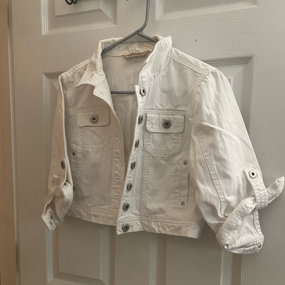 White Jean Jacket